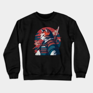 The Last Samurai Cat Crewneck Sweatshirt